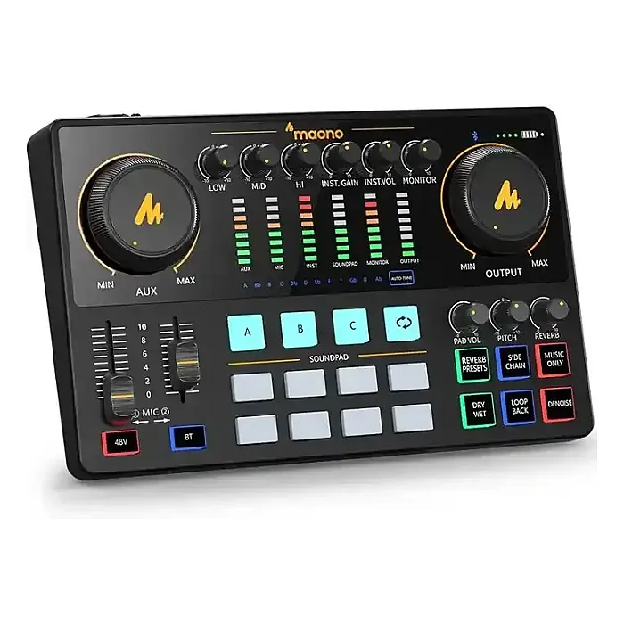 MAONO Maonocaster AME2 Integrated Audio Production Studio Sound Card
